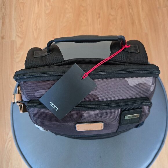 TUMI Parrish Laptop Backpack Ballistic Nylon Leather Khaki Camo (Unisex) - Picture 4 of 16